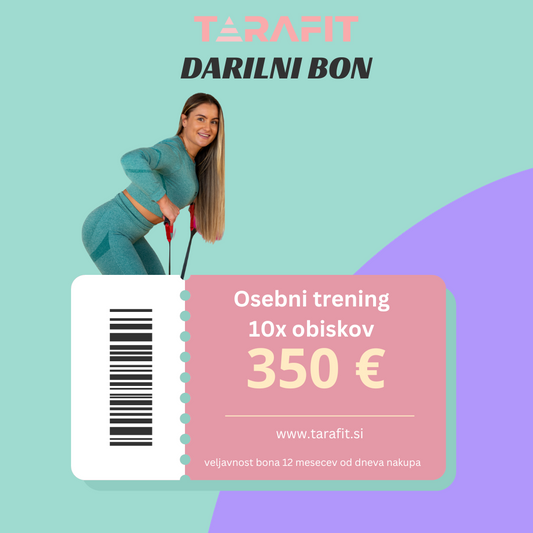 Darilni bon osebno trenerstvo Maribor - Tara Turk-Tarafit